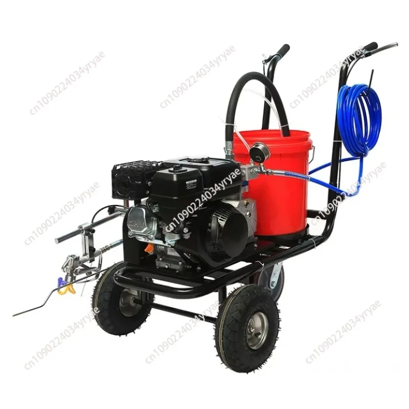 Cold spray marking machine, road highway road parking lot driving school paint line marker, marking car
