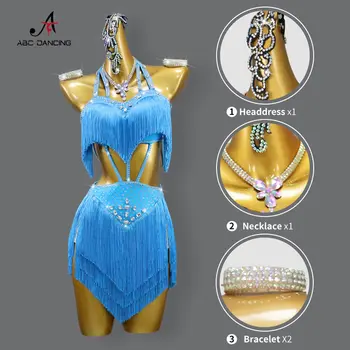 10 best sales Ragazza in abito da ballo latino - №10