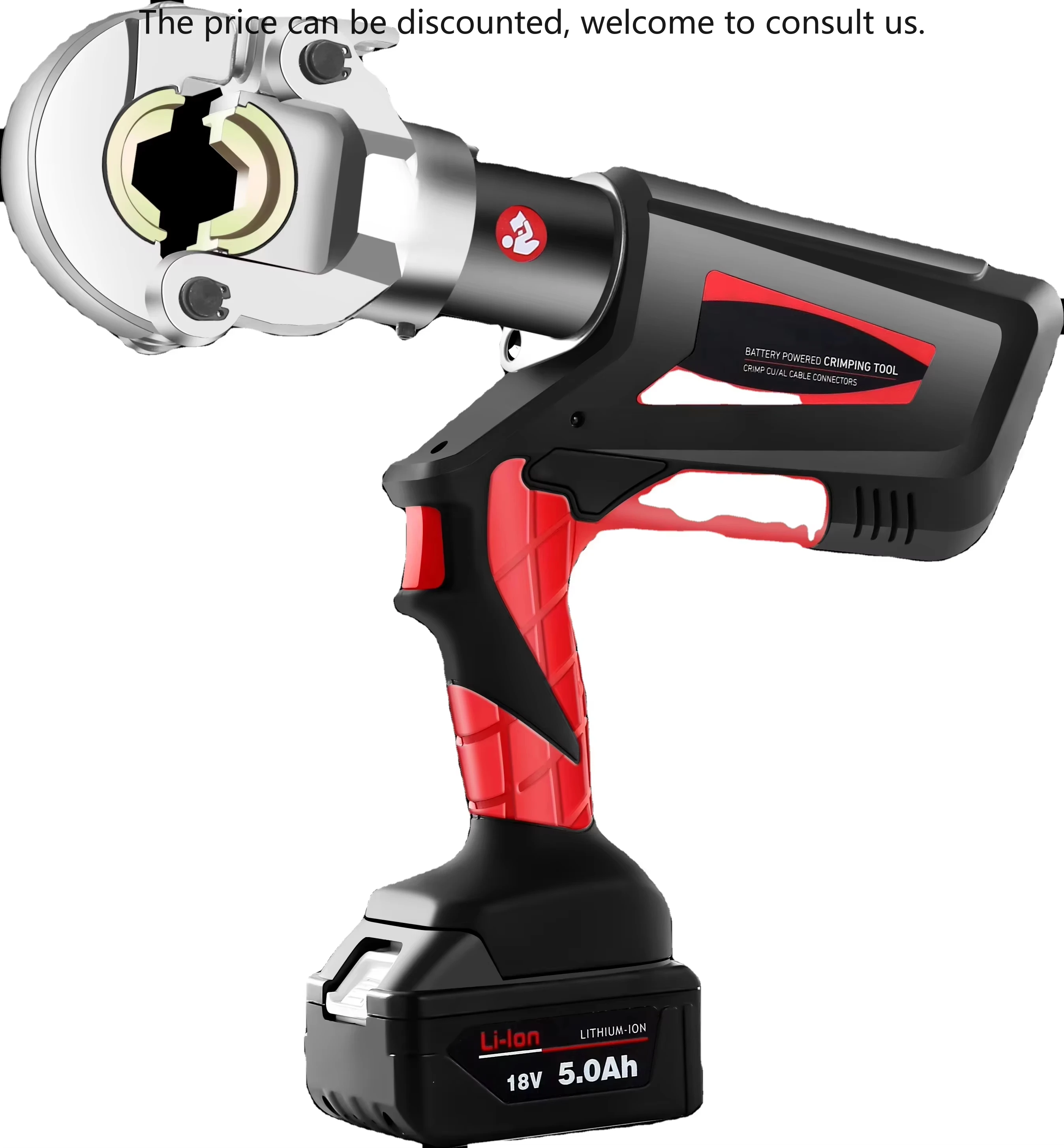 

HL-300B Portable Electric Hydraulic Tool Copper Aluminum Terminal Crimp Cordless Lithium Battery Electric Hydraulic Pliers