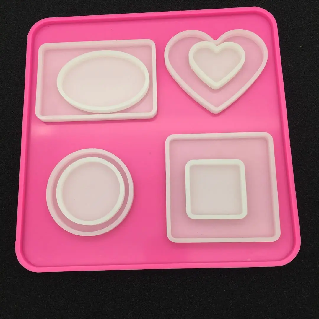 Rectangular Silicone Mold for Crystal Resin Dripping