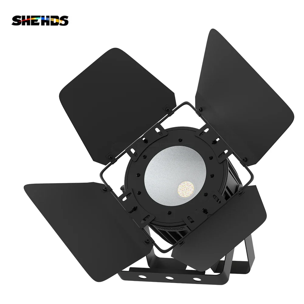 SHEHDS New Aluminum Alloy LED 200W RGBACL 6in1/200W RGBWAUV COB Par Light Temperature Control Protection For Party Bar Wedding