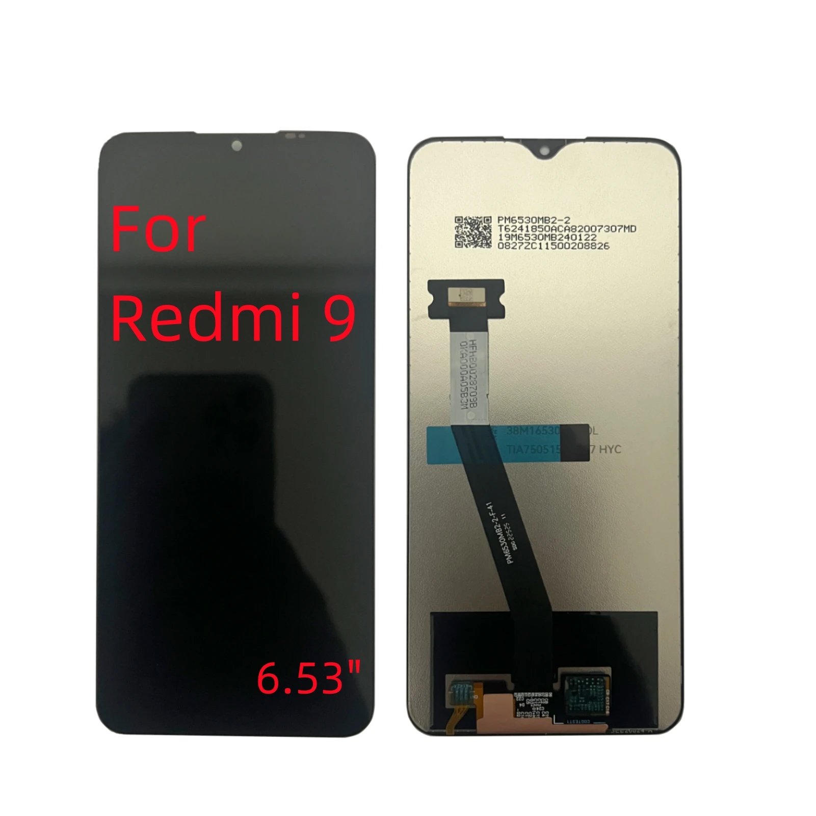 

For Xiaomi Redmi 9 LCD Display Touch Screen Digitizer Assembly For Redmi 9 M2004J19AG M2004J19C LCD Replacement Parts 6.53"