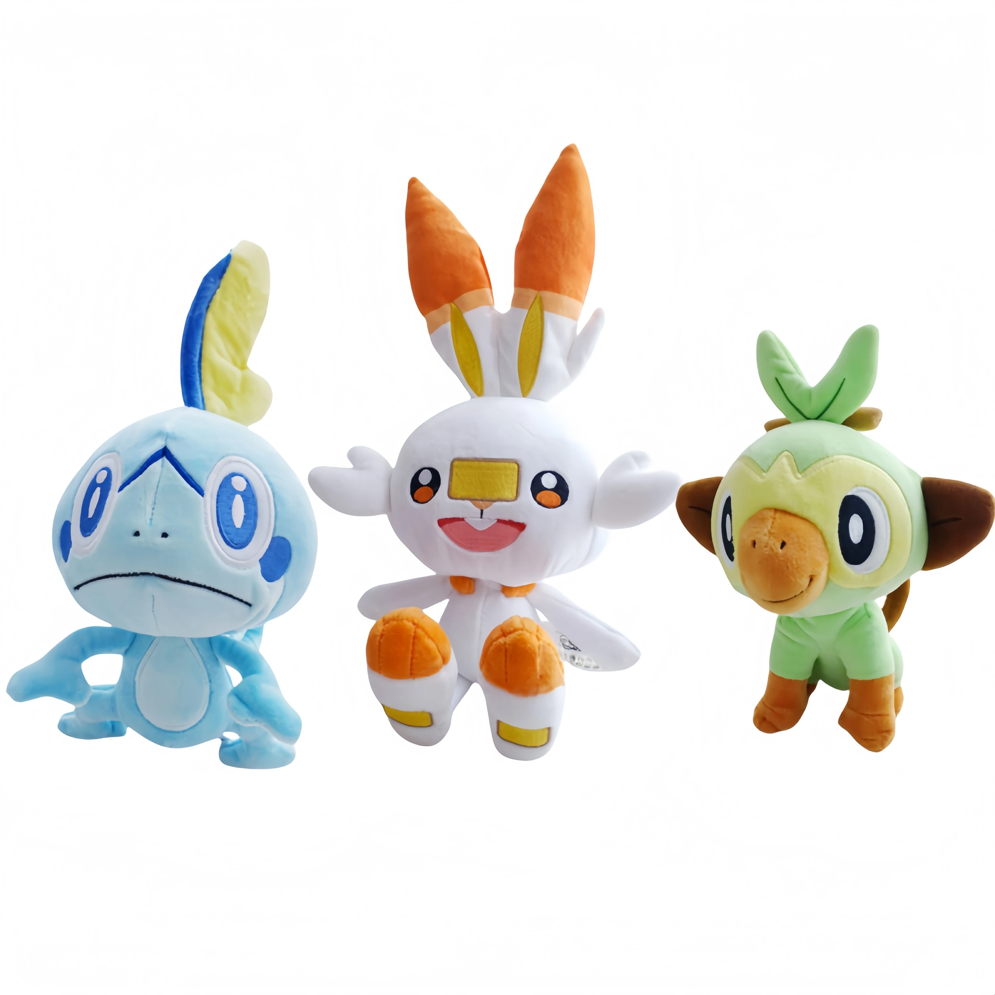 

HQ Pokemon Sobble Scorbunny Grookey Cartoon Elf Figure Plush Soft Stuffed Collection Toys for Children Christmas Gift Peluche