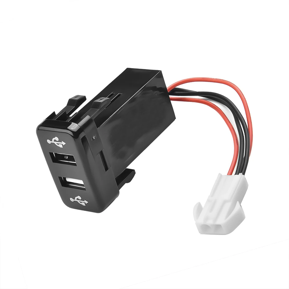 Auto 2 Port RApid- USB Charger For Toyota- For 4Runner/Prado- 120 Series 2003~2009 For Land Cruiser- 100 Series 1998~2007