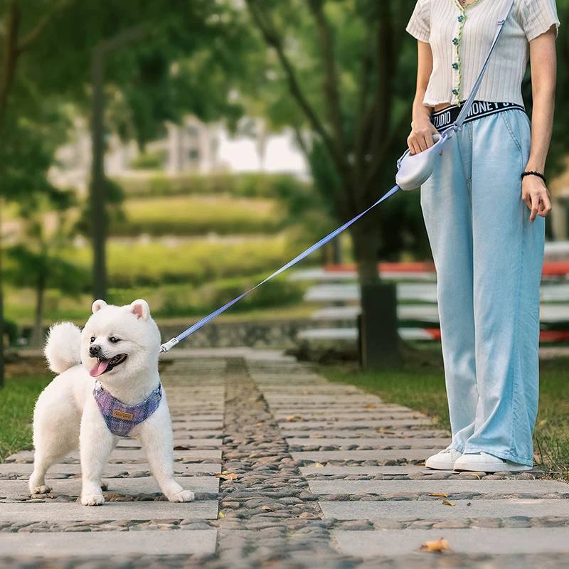 TRUELOVE Pet Leash Explosion Proof Punch TLL5001 Retractable Towing Rope Zinc Alloy Hook High Strength Polyester Webbing