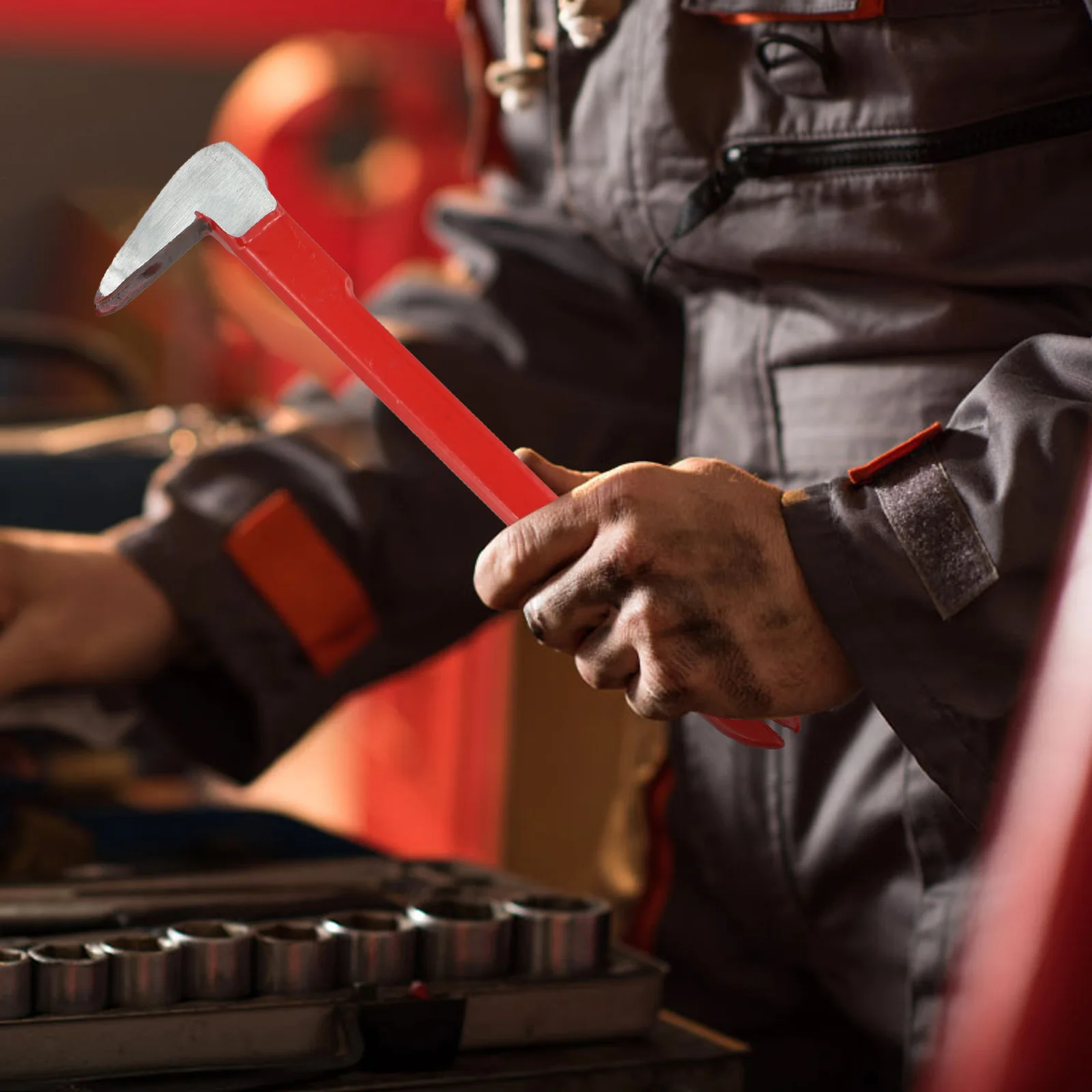 

For Tough Jobs 200mm 7.87'' Nail Puller Tool Dual Claw Nail Puller Flat Nail Remover Compact For Easy Handling