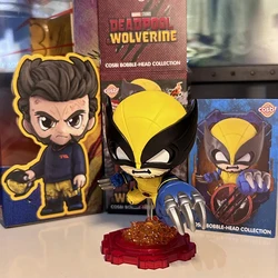 Original Hot Toys Deadpool And Wolverine Cosbi Mini Dollcollectible Action Figures Pvc Model Garage Kit Anime Peripheral Toy