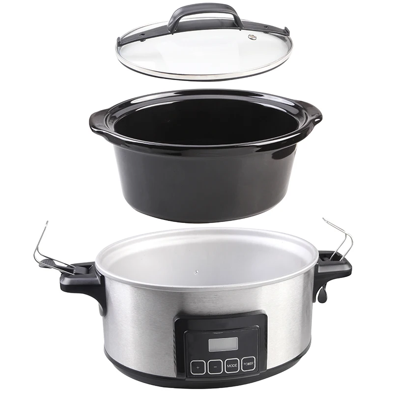 Electric slow cooker soup saucepan electric ceramic saucepan set household kitchen cookware electric stew pot