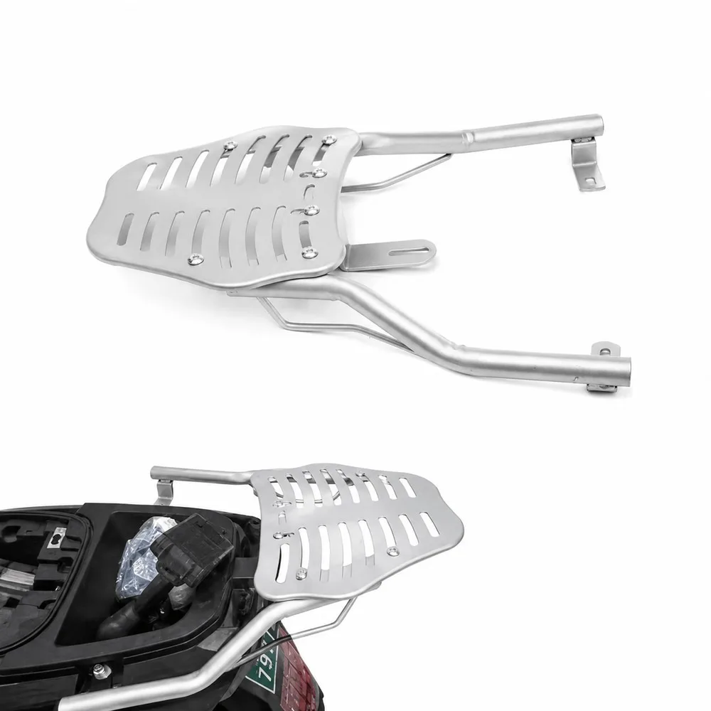 Motorcycle Tail Frame Expansion Bracket 1PC Universal Alloy Electric Vehicle Rear Load Rack Silver Black Optional