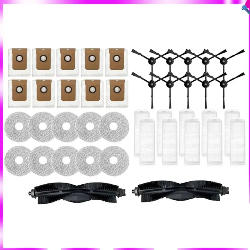

N96R Mop Pad Dust Bag HEPA Filter Main Side Brush Spare Part Accessories For Airbot L108s Pro Ultra Robot Vacuum