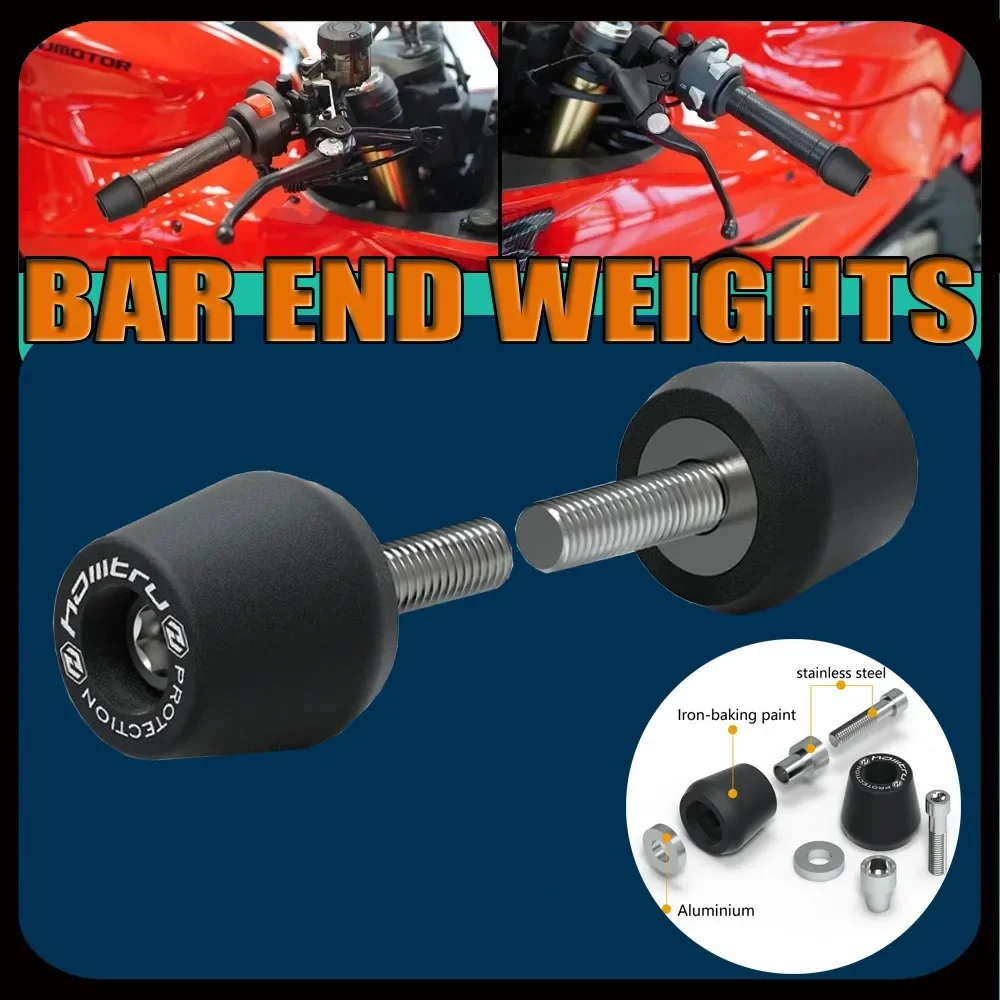 

Мотоциклетная ручка из нержавеющей стали высокой плотности, весовые ручки, колпачок для Husqvarna Svartpilen 401/Vitpilen 401 2018-2021