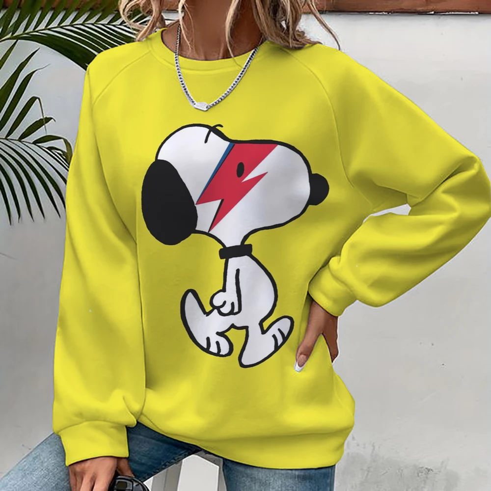 American Cartoon Comics Snoopy Hoodie Women Man Pullover Tops Spring Autumn Men 2024 New Casual Couple Sweatshirt Clothing