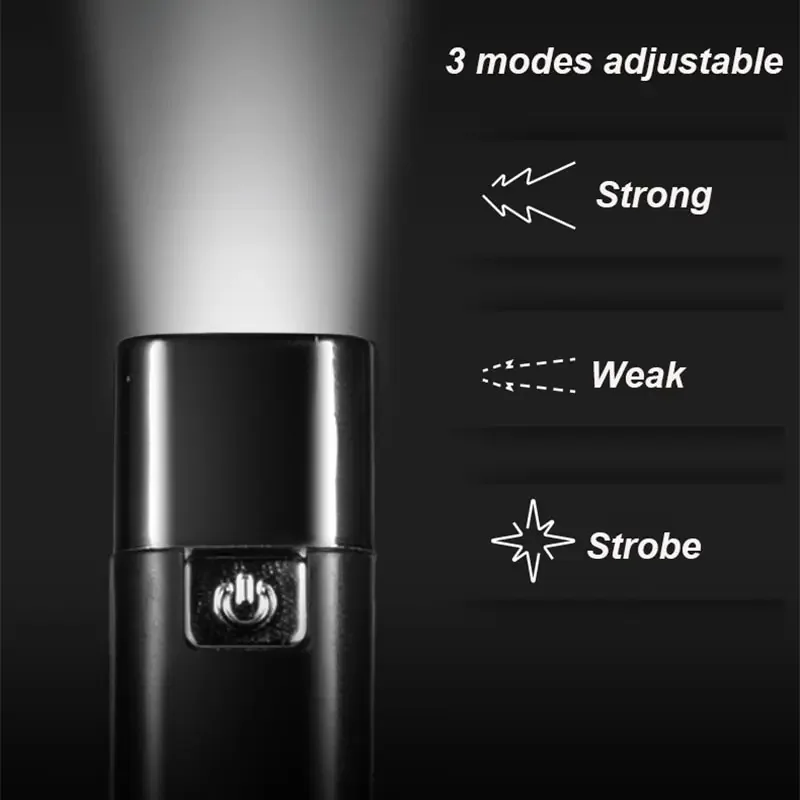 Xiaomi Smiling Shark Super Bright LED Flashlight USB Rechargeable 18650 Battery Led Torch for Flashlight Camping Hunting Outdoor