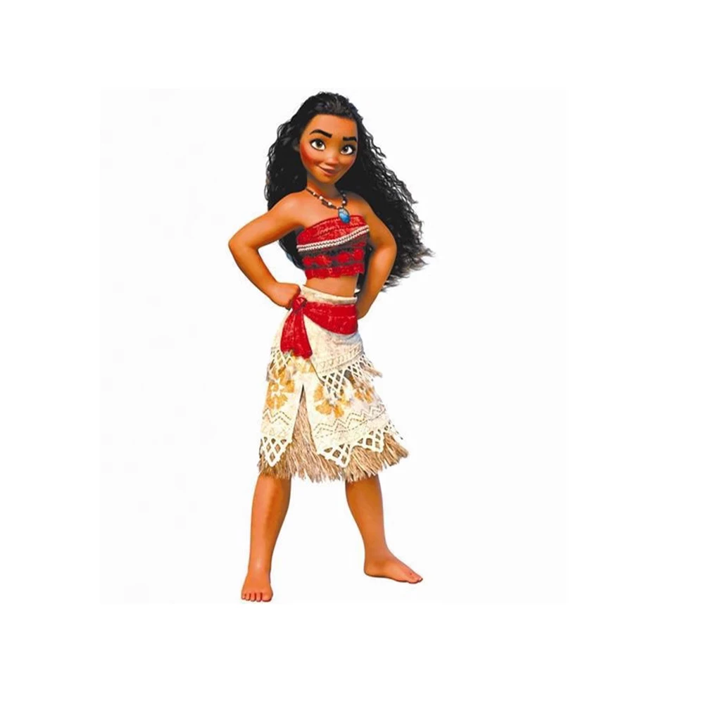 المرأة تأثيري فايانا موانا الأميرة فستان مُصمم حسب الطلب الكبار فتاة قلادة هالوين حفلة كرنفال ماوي موانا فستان ازياء تأثيري