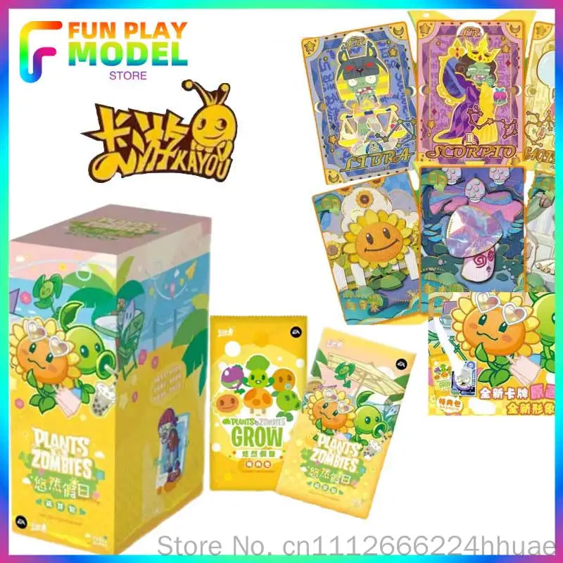 tarjetas-coleccionables-originales-de-plants-vs-zombies-paquete-happy-holiday-sprout-caja-completa-Album-especial-tarjetas-de-juego-para-coleccionistas