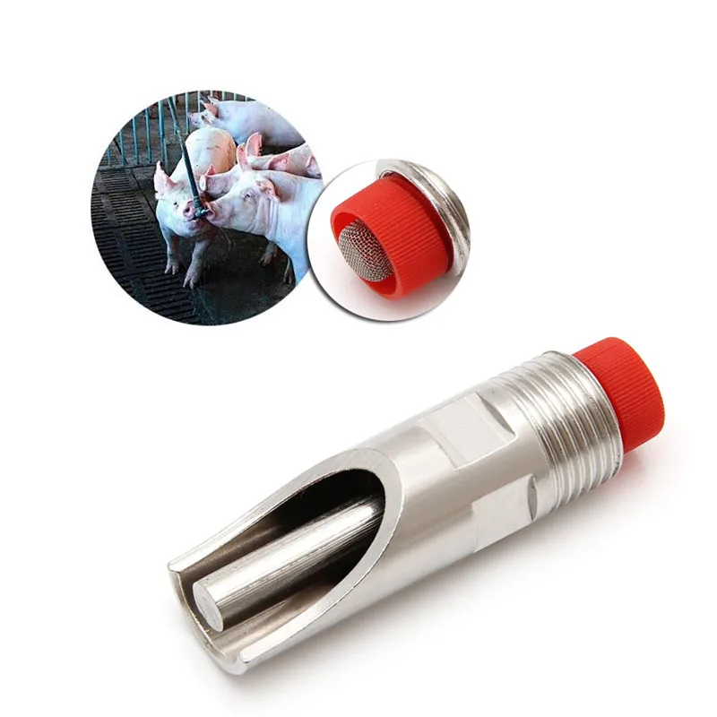 D0AD Stainless Steel for Valve Automatic Water Nipple Mainly Applies to Sheep, Cattle, Pigs Livestock Waterer Feeding Nipple