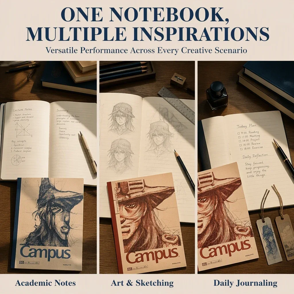 B5 JoJo Bizarre Adventure Steel Ball Run Joestar Johnny Zeppeli Gyro Notebook Anime Collection Display Decorative Showpiece Gift