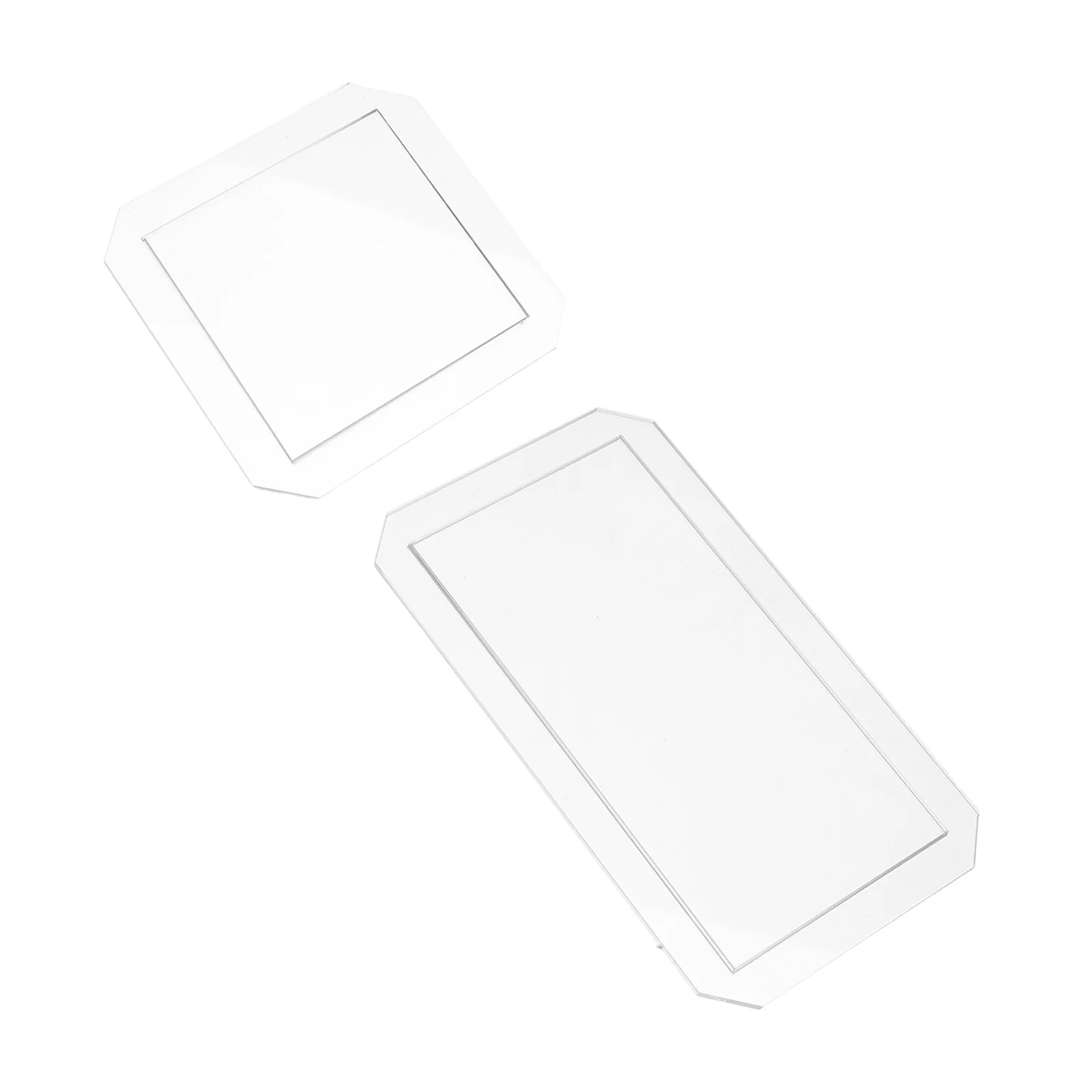 

4Pcs Quilting Templates Acrylic Rectangular Patchwork Sewing Rulers Transparent Craft Stencils for DIY Quilting Projects