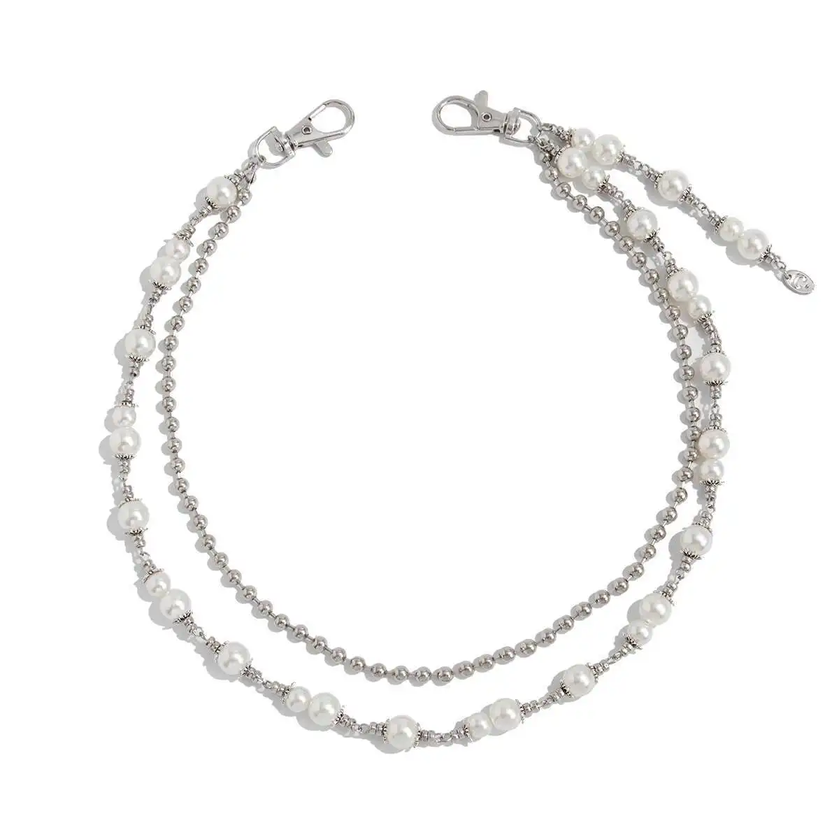 Ingemark 2025 Faddish Unique Imitation Pearl Alloy Waist Chain for Men Women Summer Jeans Pants Chain Punk Jewelry Accessories view 4
