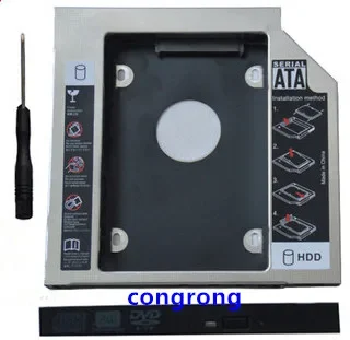 2nd SSD HDD SATA Hard Drive Caddy bracket For Lenovo G40-30 G40-70 G40-80 G50-30 G50-45 G50-70 G50-80 G70-80 E40-70 Z40-75