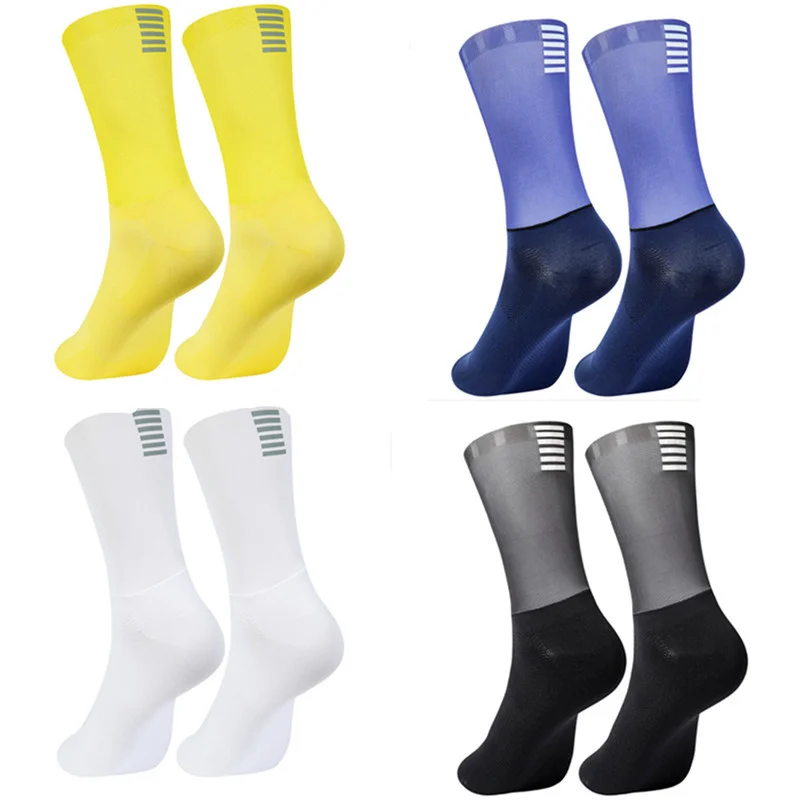 

Seamless Socks 2023 Cycling Anti Integral Slip Moulding High-tech Bike Socks Compression Bicycle Outdoor Running Sport Socks