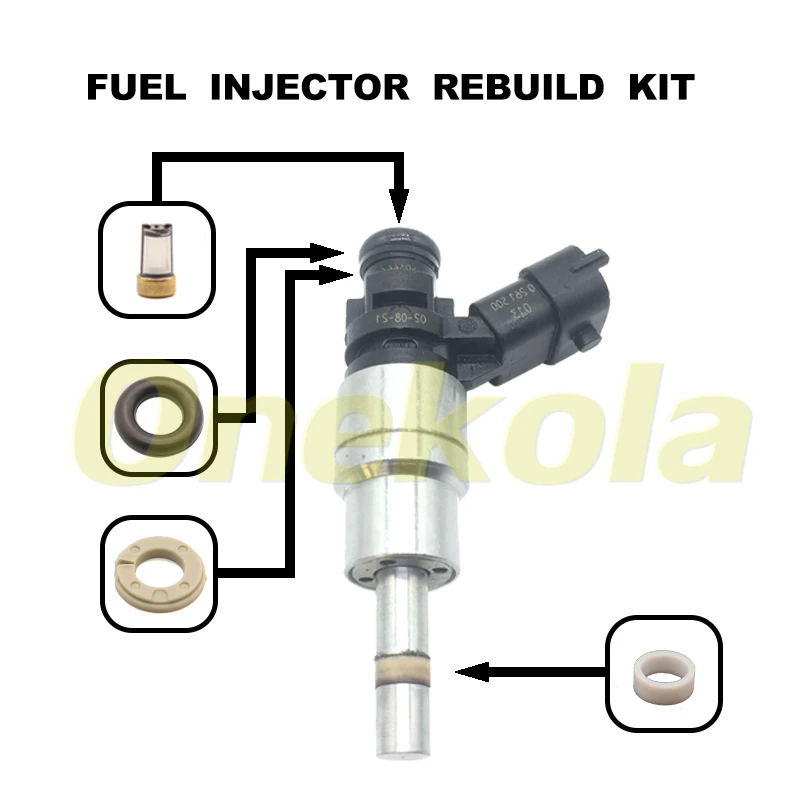 

Fuel Injector Service Repair Kit Filters Orings Seals Grommets for ALFAROMEO 156 932 932 A2 000 937A1000 GT937 GTV916 0261500013
