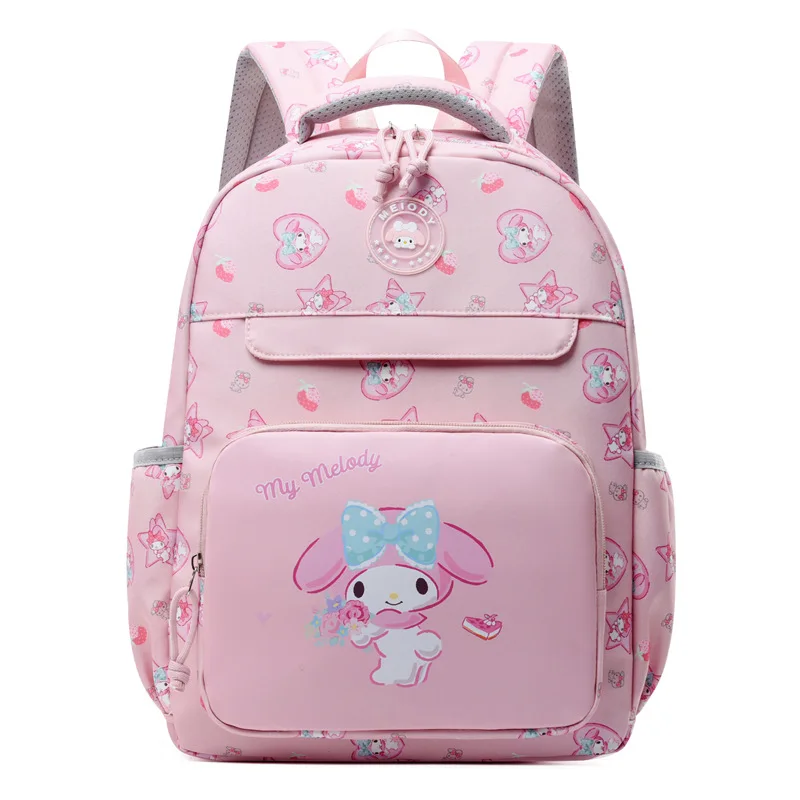 Sanrio new children's schoolbag girl cartoon cute Kulomi large capacity load reduction ridge protection fashion trend backpack