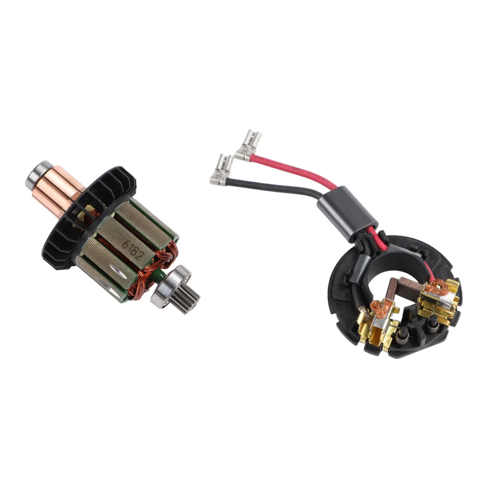Garden Tool Parts Carbon Brush Holder DDF482 Petrol Gas Replacement Low Noise 619583-5 Set For MAK HP482D DHP482 DDF482