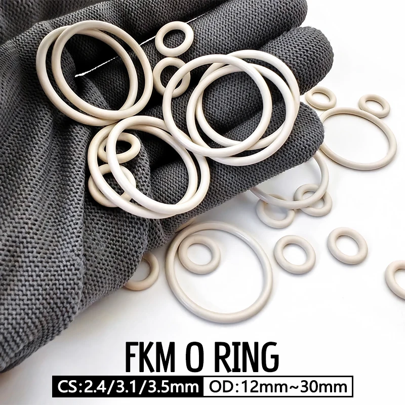 

20/50pcs Fluorine Rubber FKM O-Ring CS 2.4 3.1 3.5mm OD 12 15 20 25 30mm Oil/High Temp Resistant Insulation Sealing Gasket