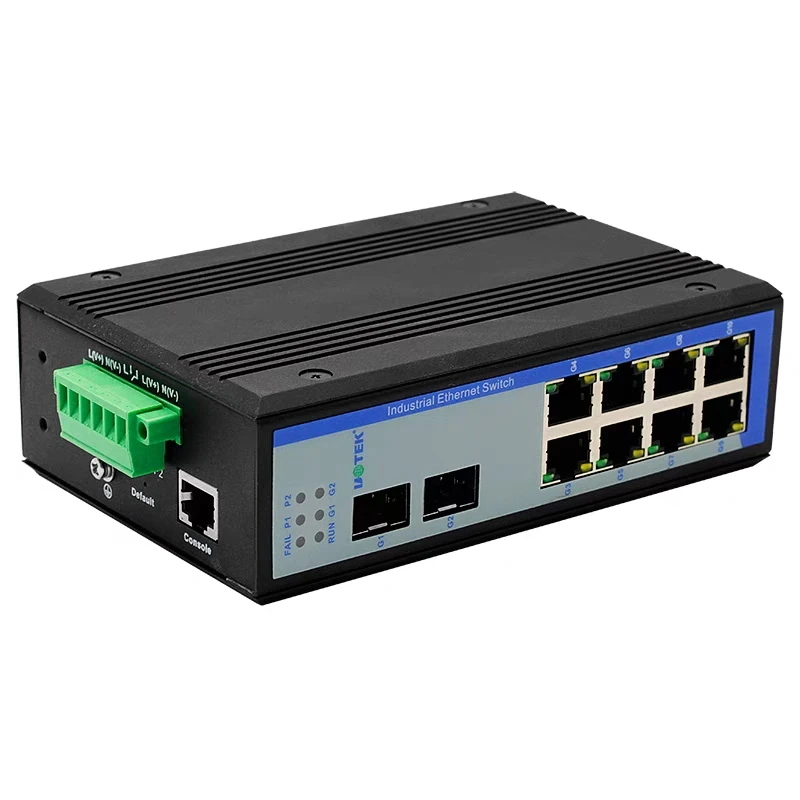 

UT-62010G-8GT-MNF Eight Port Gigabit Network Managed Industrial Ethernet Switch