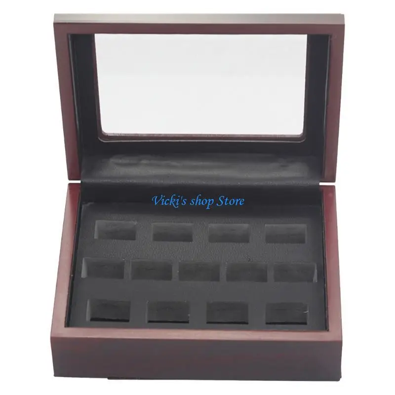 

Деревянная витрина для одного и нескольких колец чемпионата, органайзер для ювелирных изделий