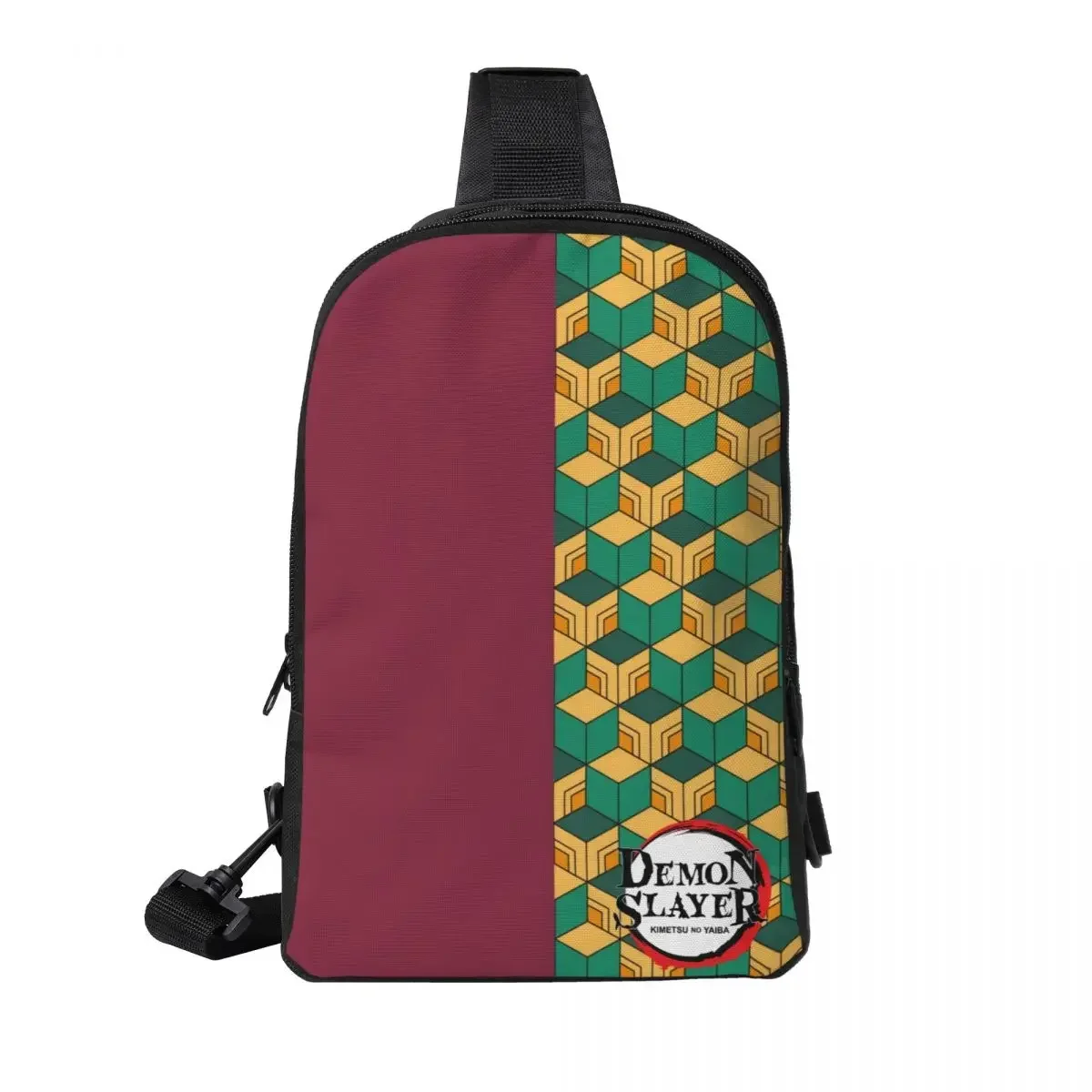 

Anime Demon Slayer Crossbody Sling Backpack Shoulder Sling Chest Bag Adjustable Travel Hiking Daypack Outdoor for Women & Men