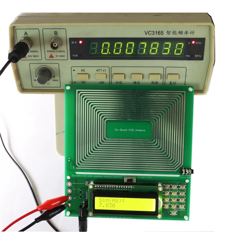 Adjustable 0.001HZ-200Khz 7.83HZ Schumann Resonance Ultra-Low Frequency Pulse Schumann Wave Generator Sine Wave-N33R