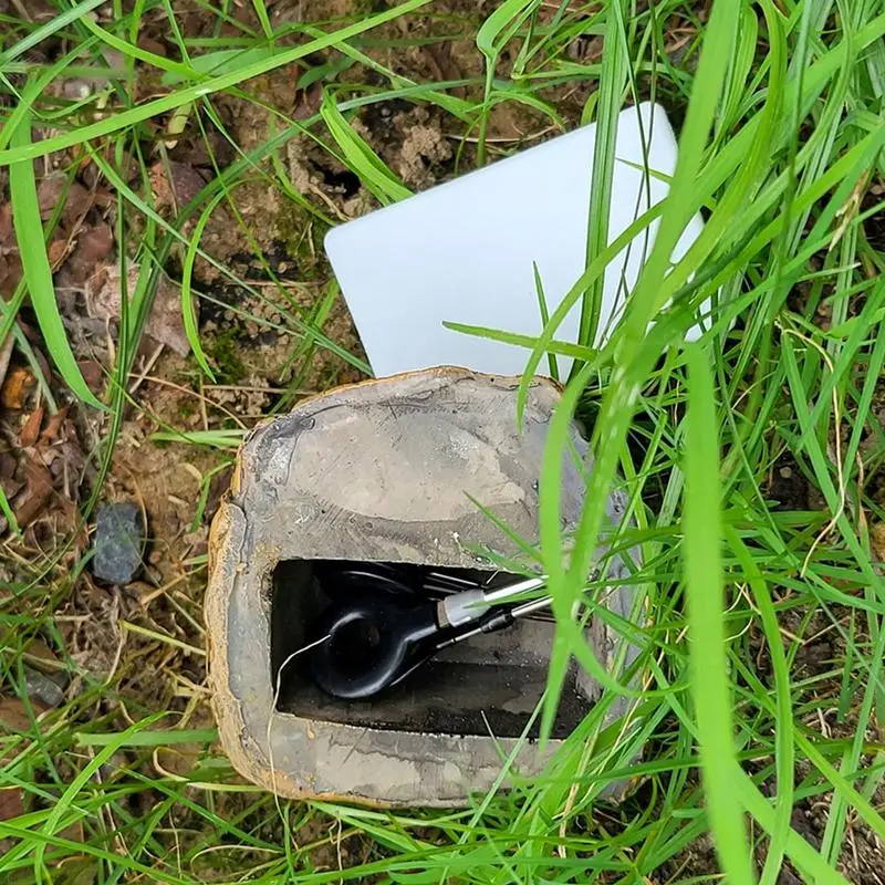 Porte-clés en résine faux roche, cache-clefs d'extérieur en pierre, pour une décoration de jardin ou de cour