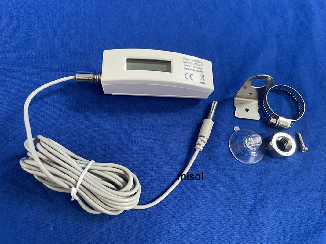 Misol water temperature sensor with cable, water temperature sensor, WN34CL