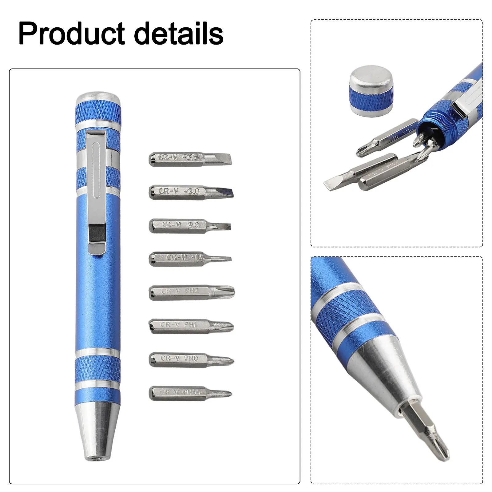 Disassembly Pen Multi-function Screwdriver Brand New Common Screws And Bolts Cross Head Eight Screwdriver Heads