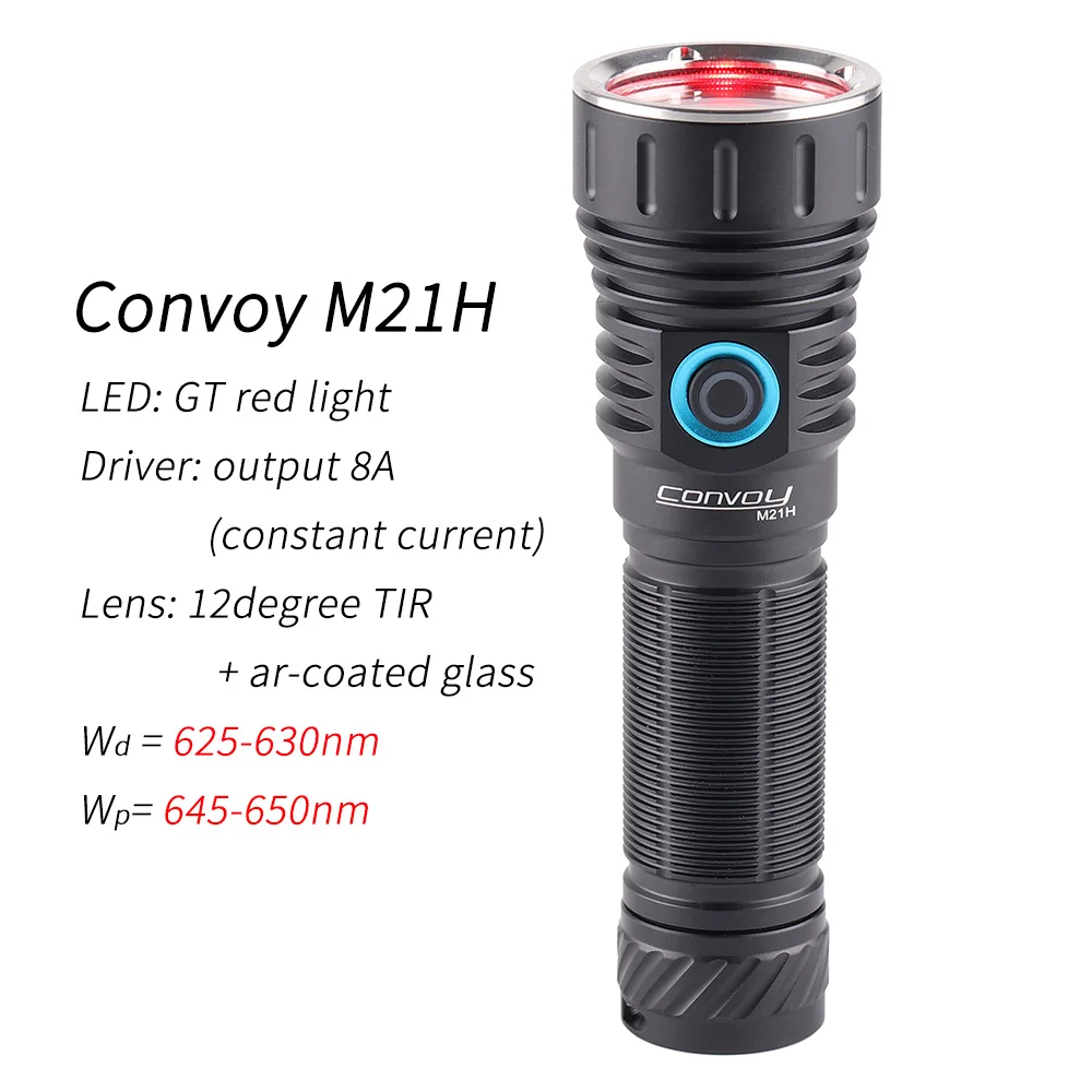 Convoy M21H red light TIR flashlight Lantern type-c charging port LED