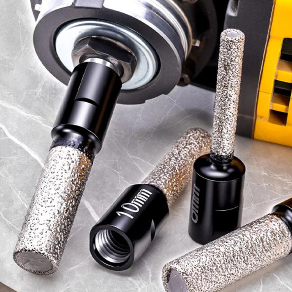 مثقاب جاف زاوية طاحونة مثقاب جاف لقمة ثقب جاف قاطع البلاط لقمة ثقب الرخام M10 طاحونة زاوية الخيط #2