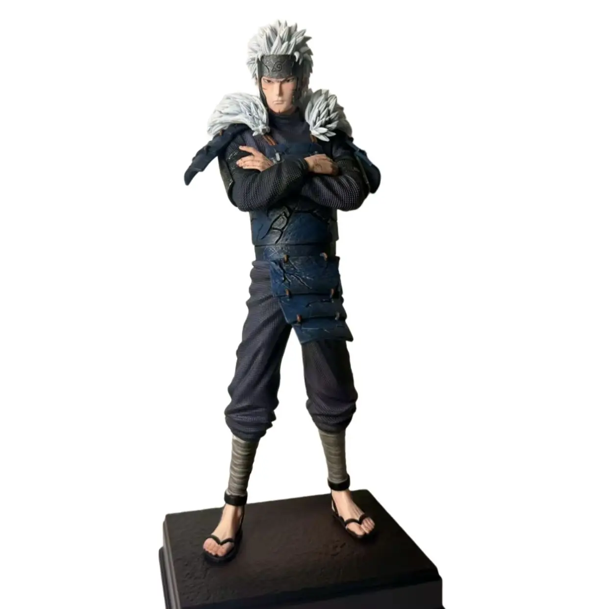 

33cm New Naruto Anime Figure Senju Tobirama Perimeter PVC Model Scene Statue Desktop Decoration Ornaments Birthday Gifts Toys