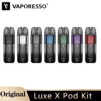 Original Vaporesso Luxe X Pod Kit 40W Vape 1500mAh Battery 5ml Cartridge 0.4/0.8ohm Mesh Coil DTL/MTL E Cigarette Vaporizer