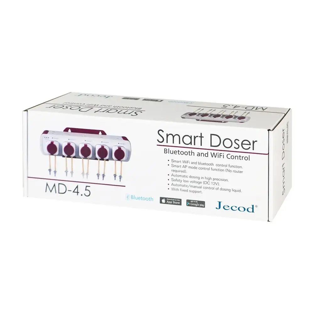 Jebao Jecod MD-4.4/MD-4.5 WIFIスマートドージングポンプ DC12V 自動