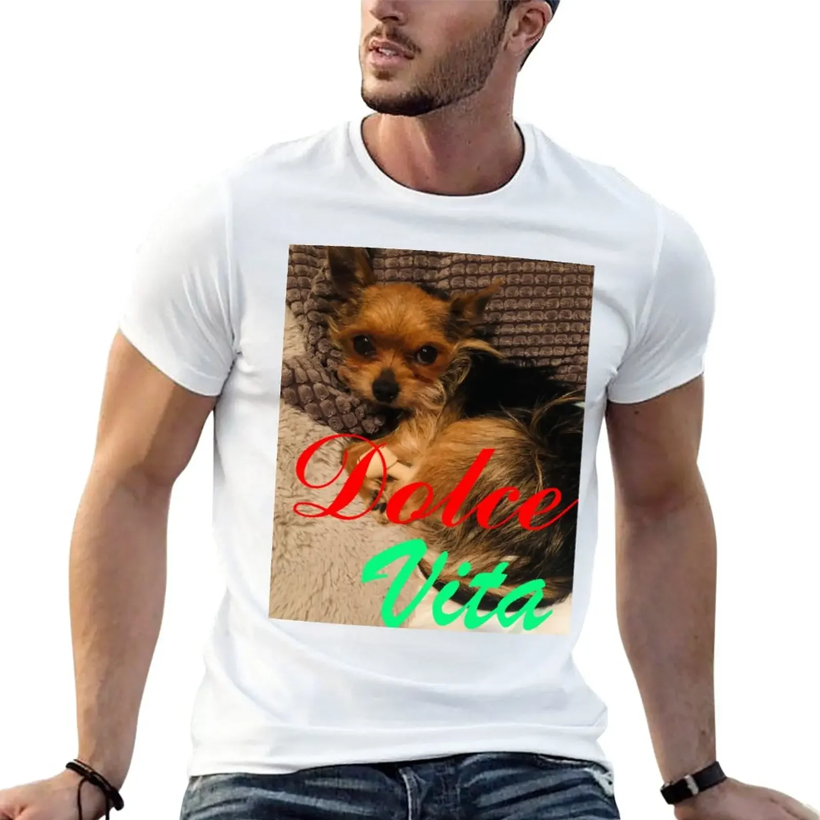 Dolce Vita T-Shirt Short sleeve tee Aesthetic clothing mens graphic t-shirts funny