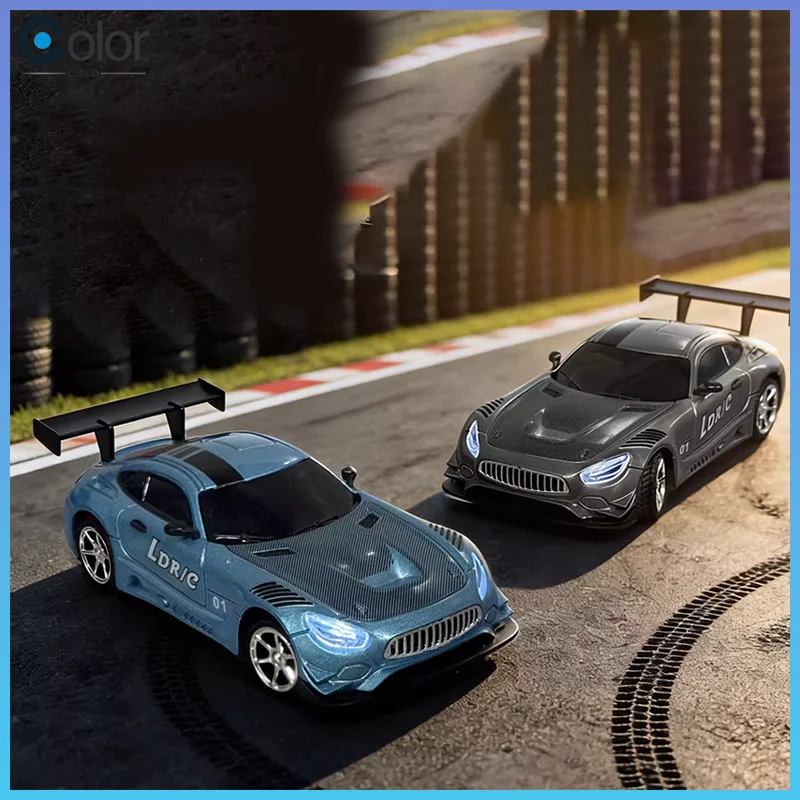 

Ldrc Ld4301 1:43 Amg Rc Drift Car Four Wheel Drive Mini Desktop Racing Toy Car Replaceable Battery Dual Speed Gyro For Kids