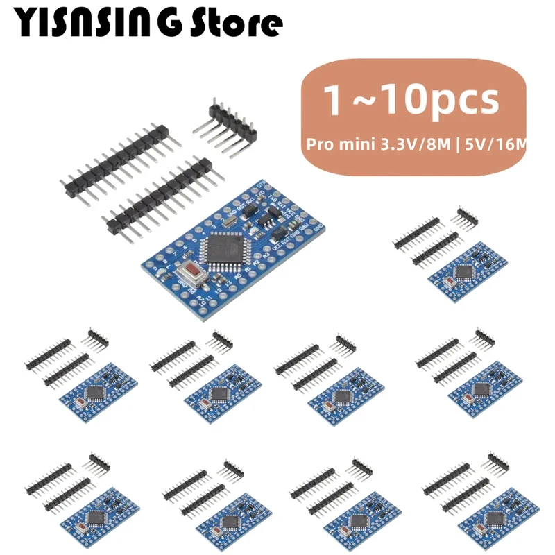 تطوير إلكتروني للوحة دوينو ، Pro Mini ، aratmega328p ، وحدة ATMEGA328 ، 5 فولت ، 16 ميجا هرتز ، V ، 8 ميجا هرتز ، 1-10