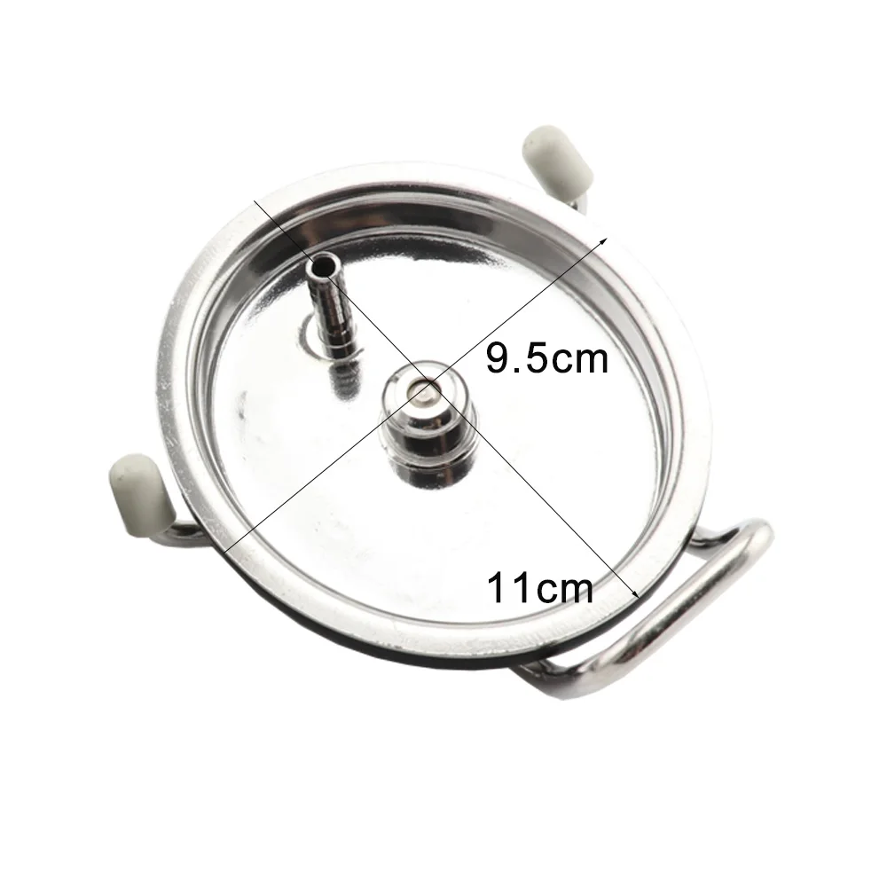 Homebrew Beer Cornelius Type Corny Keg Lid 0-90PSI Gauge Carbonation Lid with Pressure Relief Valve Bar Tool