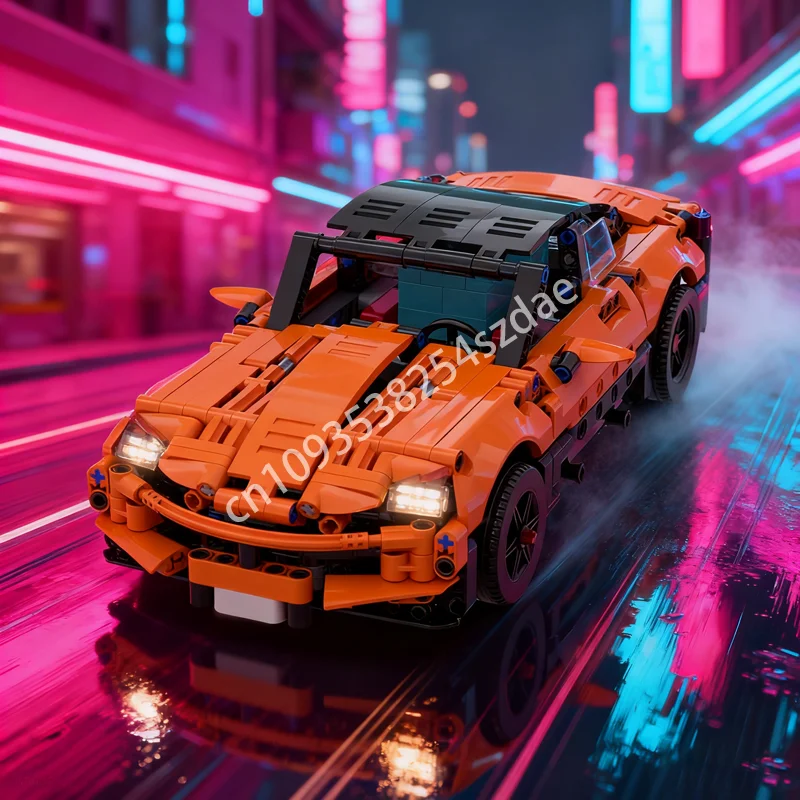 

653pcs MOC Mini Electric Car BuWizz 2 0 Technical Model Building Blocks Idea Christmas Gift Education Toys Brick Kids Birthday