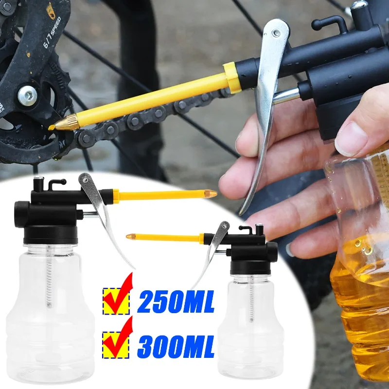 

Пластиковая прозрачная бутылка для масла высокого давления, герметичная крышка, аксессуары для обслуживания велосипедного локомотива, 250/300 мл