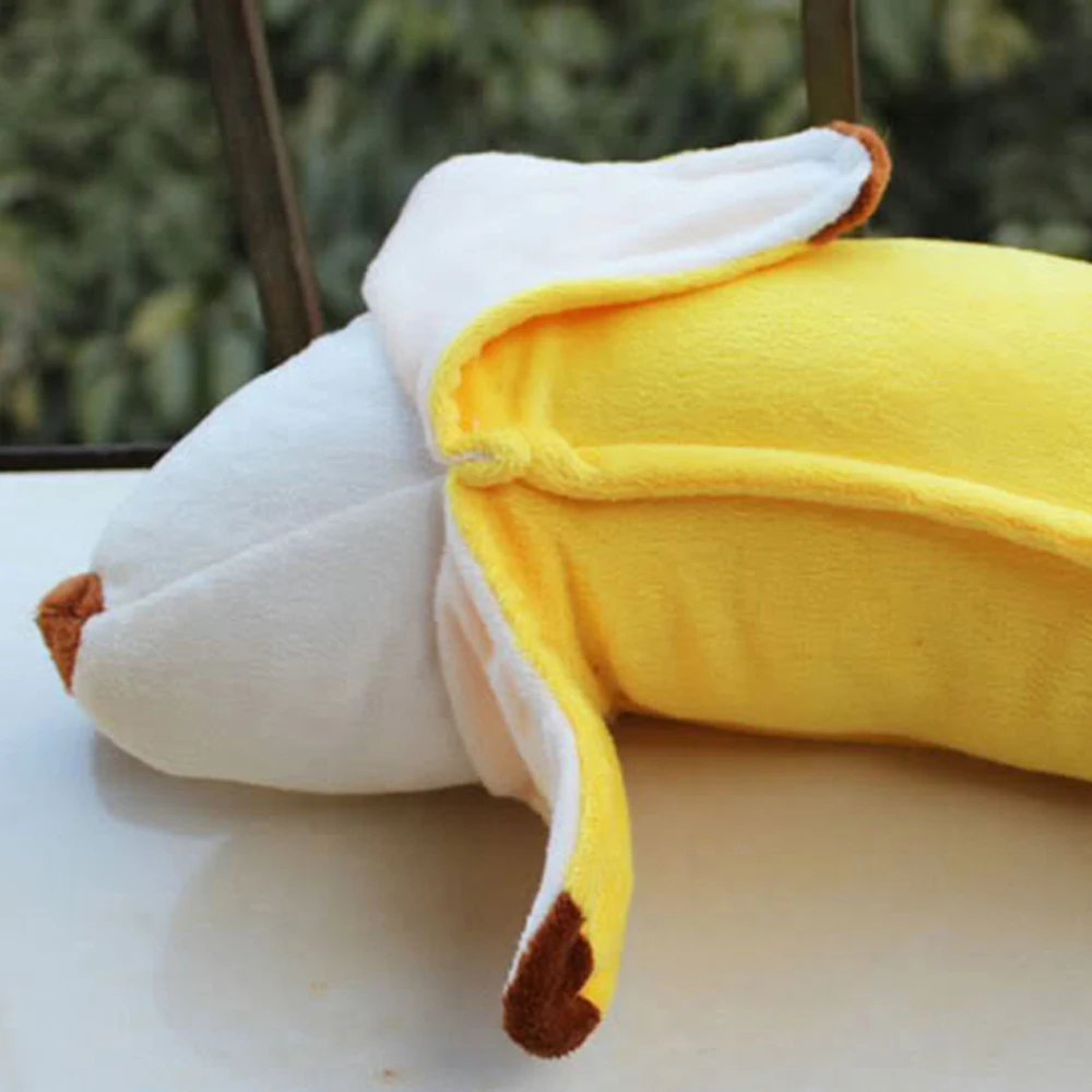 100cm Gift for Love Girl Cute Banana Yellow Open Head Love fruit Stuffed lover Toys Soft Pillow Doll Product for Women Cusion view 6