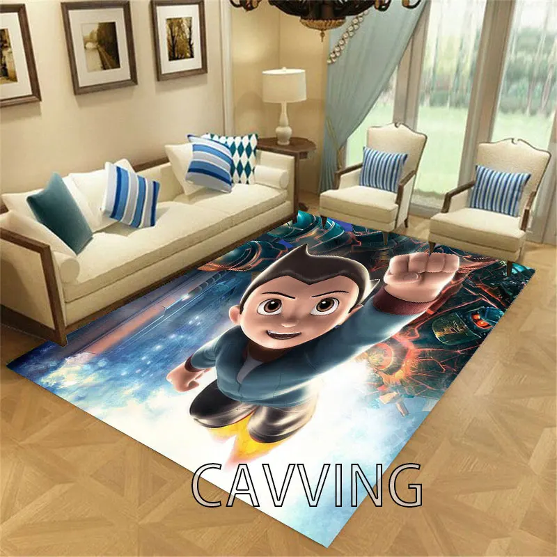 Astro Boy  3D Printed Carpets Flannel  Rugs Anti-slip Large Rug Carpet  Home Decoration for Living Room Bedroom  Decor