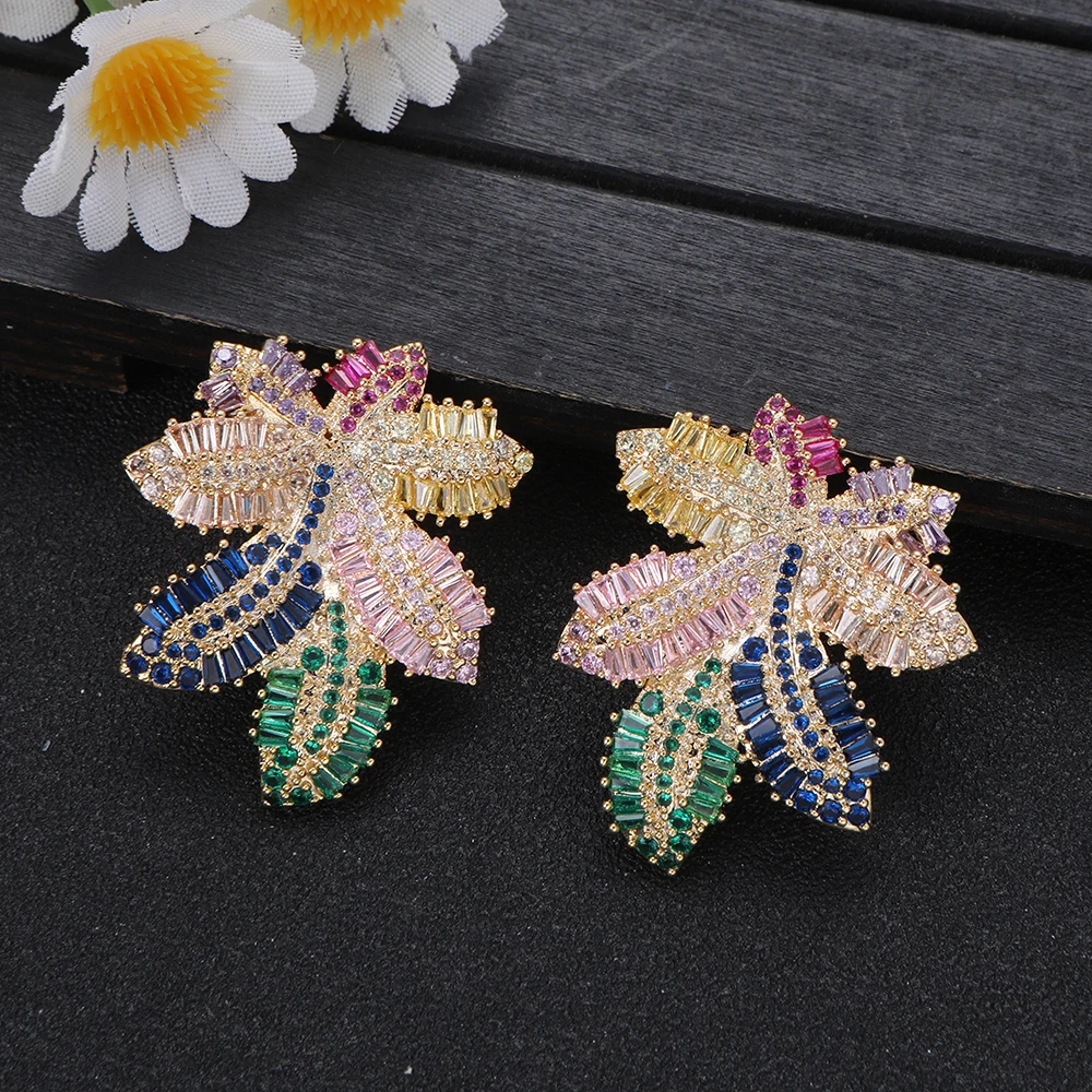 

1 пара черных серег-капель с кристаллами в виде листьев для острым гала-моды, модные женские ювелирные изделия, подарок на годовщину